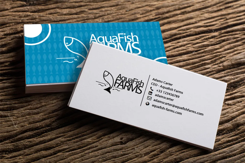Cartes de visite Aquafish Farms